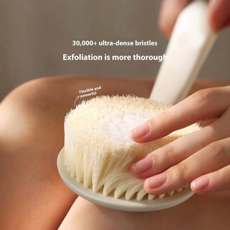 Shower Brush Factory - Manufacturer Wholesale Super Soft Bristles Long Handle Anti-Slip Body Brush