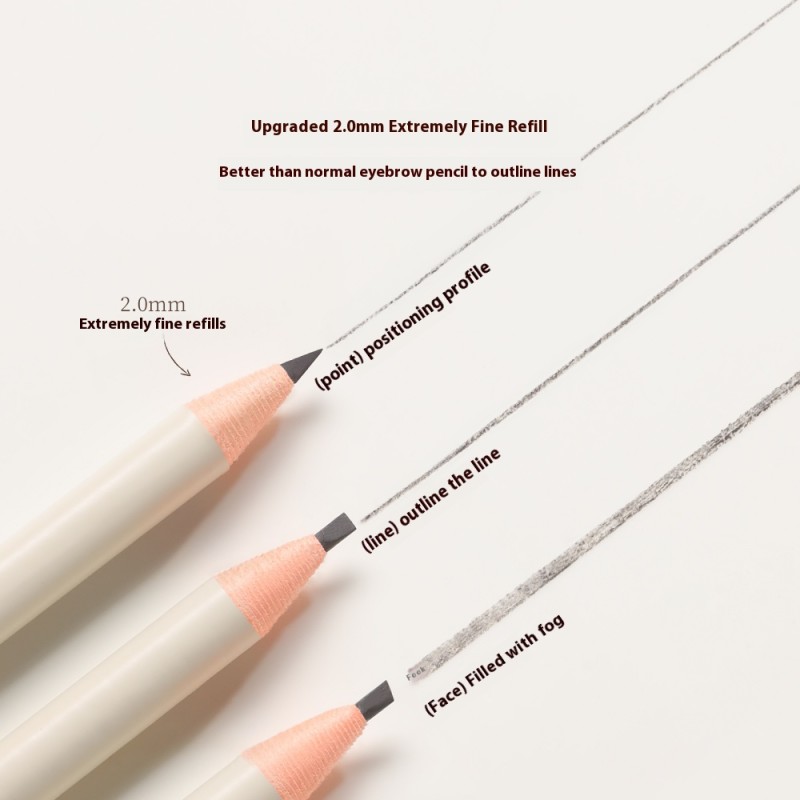 Eyeliner Pencil Factory - High Quality Professional Slim 2mm Brown Wooden Waterproof Makeup Cosmetic