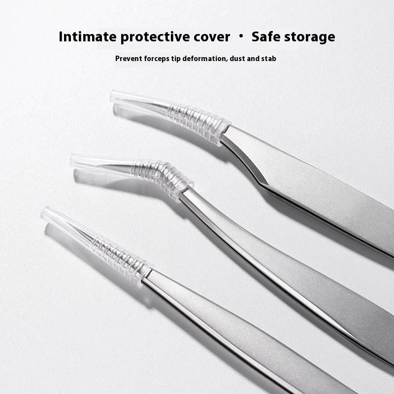 Eye Lash Tweezers Factory - High Quality Professional Precision Fiber Tip for False Lashes Extensions