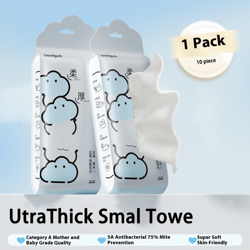 Microfiber Face Towel Manufacturer - Super Soft Comfortable Disposable White Mini Compressed Travel