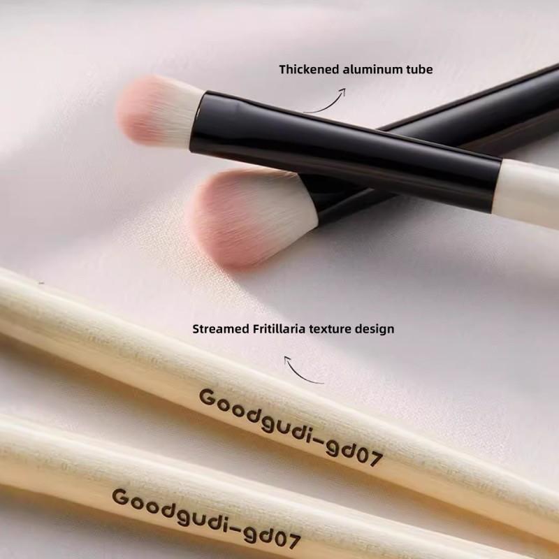 Eye Makeup Brush Manufacturer - 5pcs Eyeliner Eyeshadow Eyebrow Blending Custom Wholesale White Cosmetic