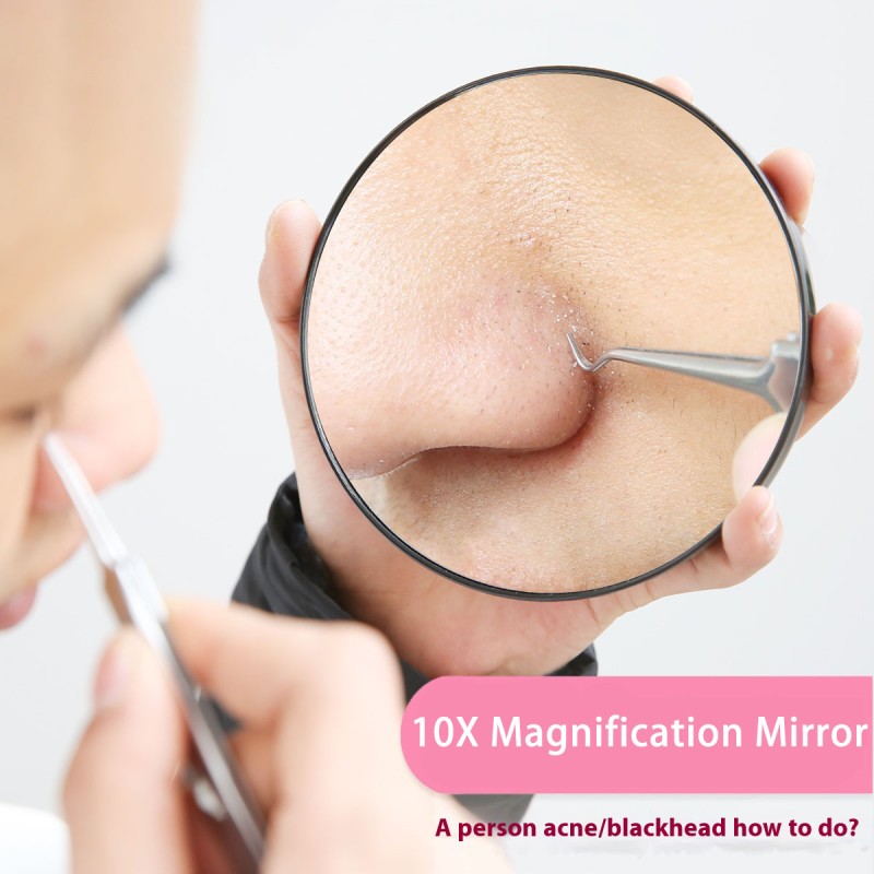 Magnifying Mirror Factory - 5X 10X 15X Mini Portable Compact Pocket Round Small Makeup