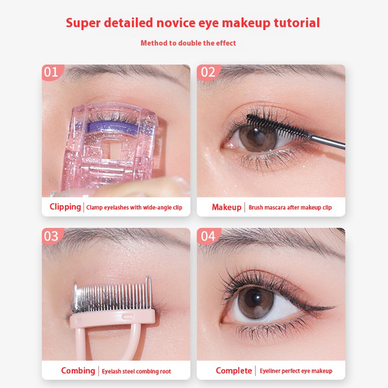 Eyelash Comb Factory - Goodgudi Folding Portable Stainless Steel Beauty Separator Tool Applicator