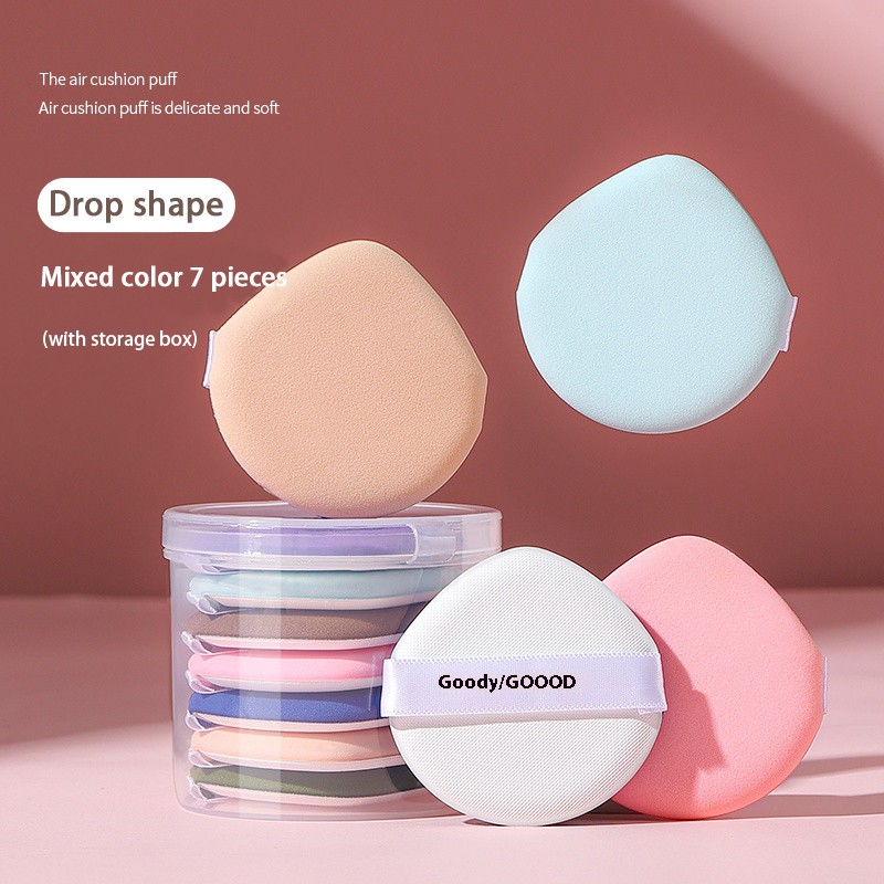Makeup Sponge Puff Manufacturer - 7pcs Super Soft Face Sponge for Loose Powder Foundation Wet Dry