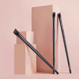Eyeliner Brush Set Factory - 3pcs Fine Angled Ultra Thin Professional Luxury Cosmetic Pencil Brush