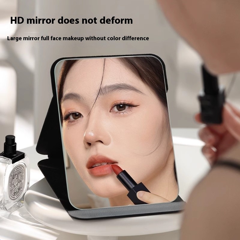 Folding Makeup Mirror Factory - PU Adjustable Portable Desktop Cosmetic Custom Logo Wholesale