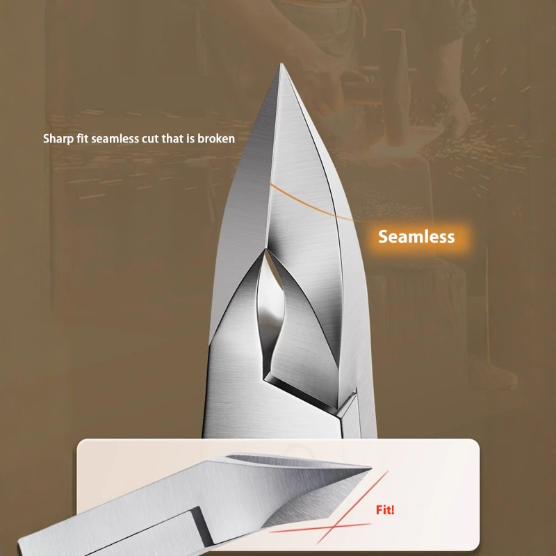 Manicure Tool Set Manufacturer - 6pcs Professional Nail Kit with File Stainless Steel Cuticle Nipper Pusher