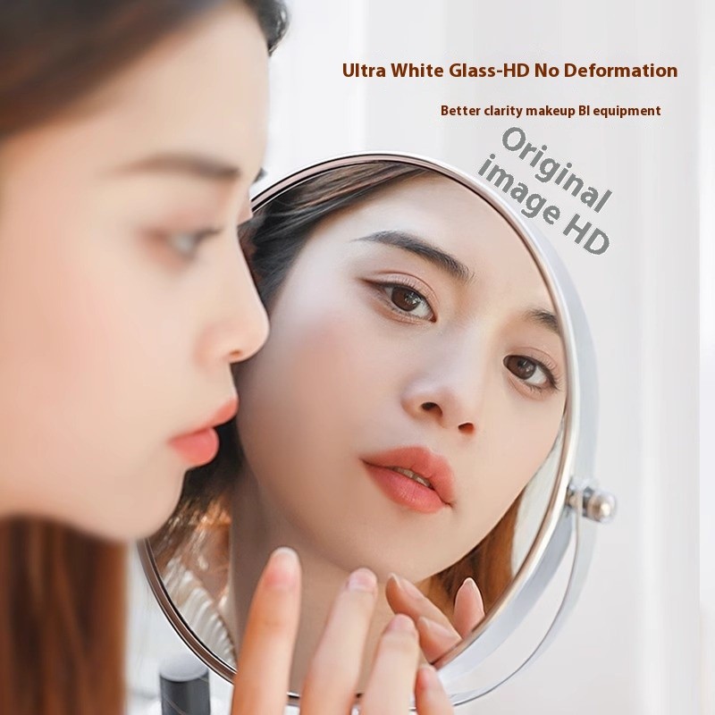 Desktop Makeup Mirror Factory - Standing Height Adjustable Double Sided 360 Degree Rotating