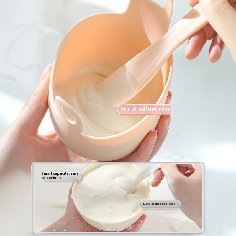 Facial Mask Bowl Set Factory - 4 in 1 Silicone Mixing Bowl and Brush Kit Cosmetic Beauty Makeup Tool