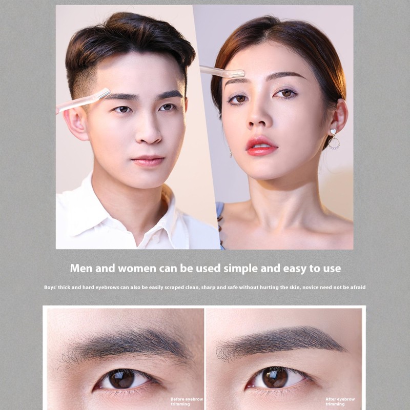 Eyebrow Trimmer Set Factory - 3pcs Professional Precision Safe Scissor Clipper Comb for Women Men