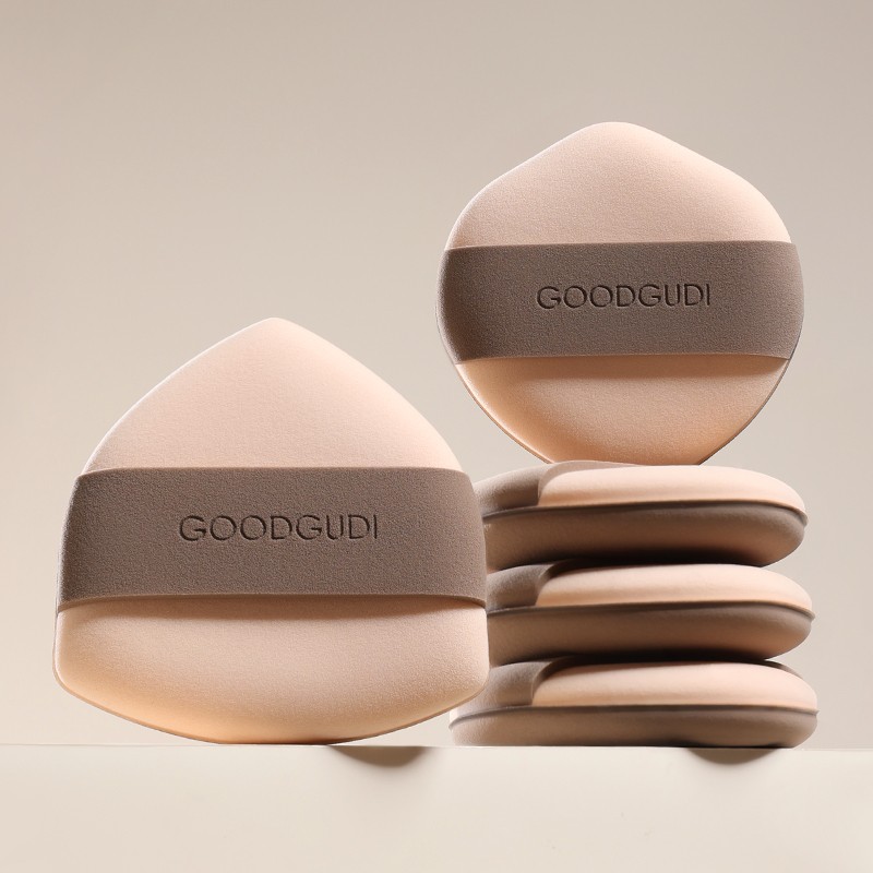 Powder Puff Set Factory - 2pcs Soft Air Cushion Cosmetic Face Makeup Puff Sponge Custom Logo