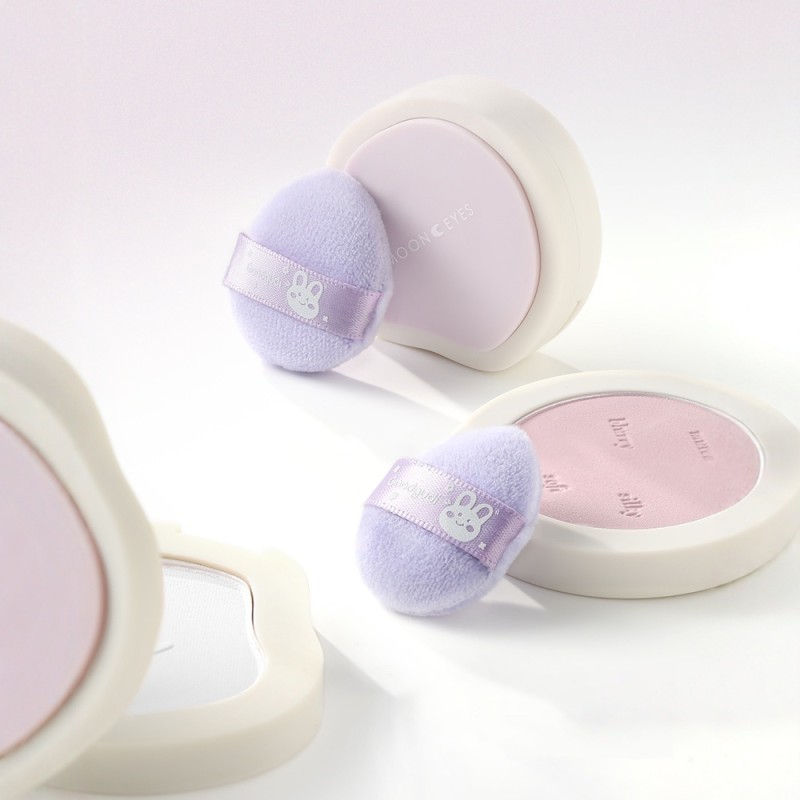 Finger Tip Puff Manufacturer - Professional 4pcs Super Soft Flocking for Highlighter Blush Loose Powder