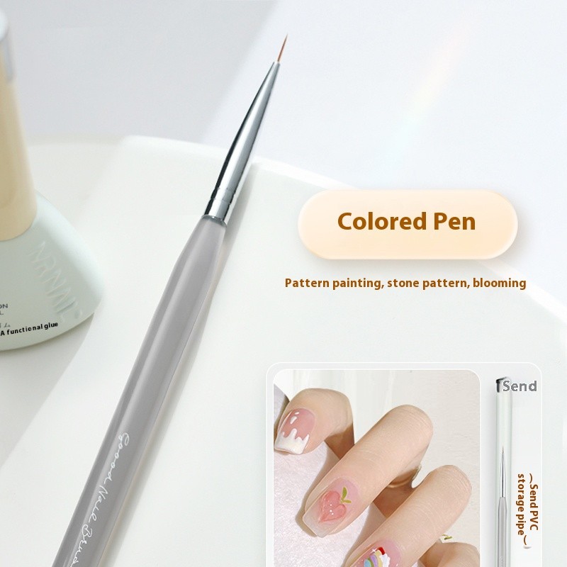 Nail Art Brush Manufacturer - Professional Custom Nail Liner Art Drawing Dotting Pens Tool for Salon