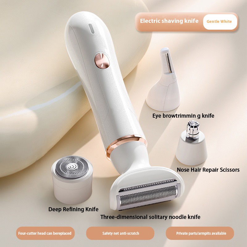 Electric Hair Remover Manufacturer - 4 in 1 Rechargeable Professional Body Leg Underarm Bikini Nose
