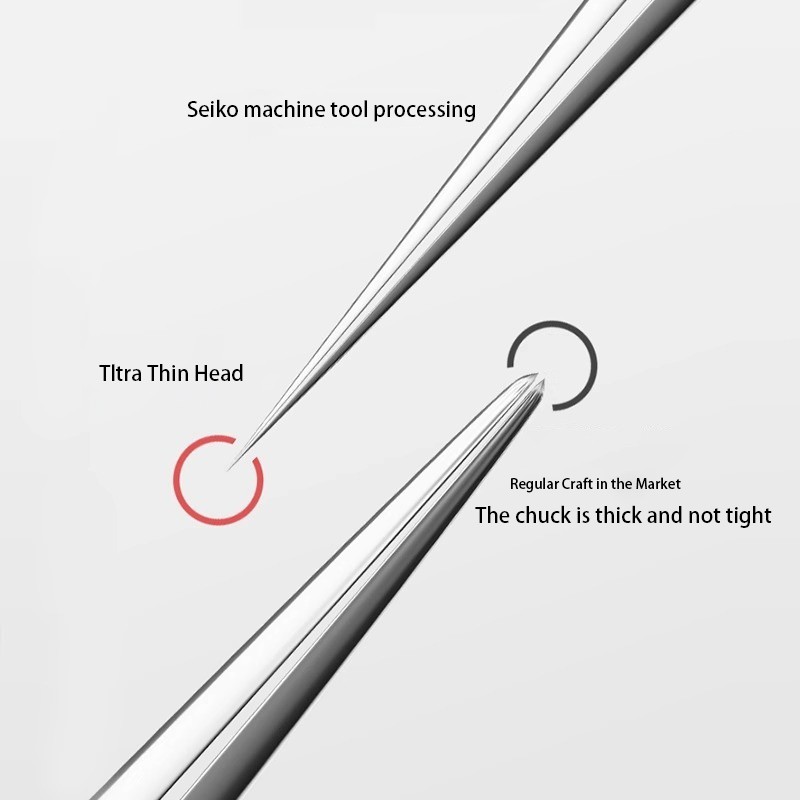 Acne Cleaning Tools Factory - Precision Ultrafine Cell Clip Blackhead Tweezers Popping Beauty Salons