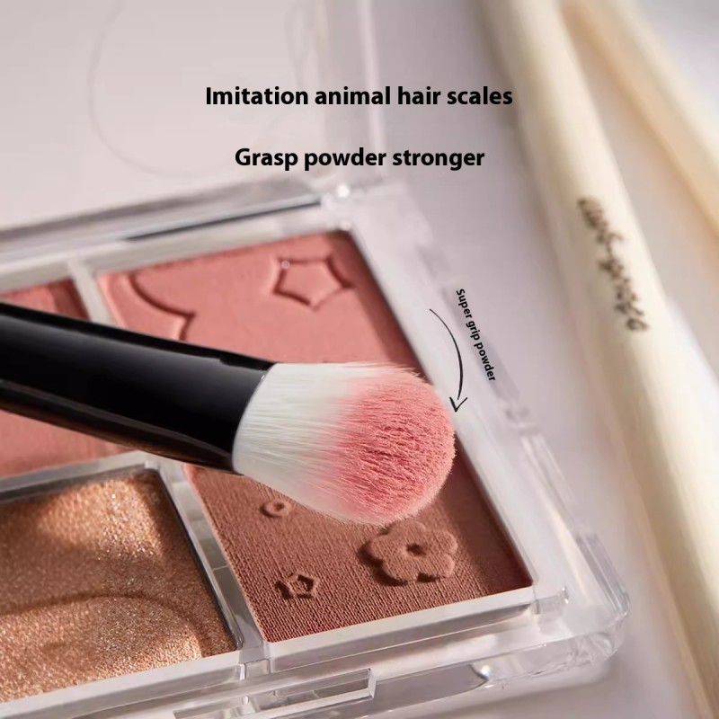 Eye Makeup Brush Manufacturer - 5pcs Eyeliner Eyeshadow Eyebrow Blending Custom Wholesale White Cosmetic