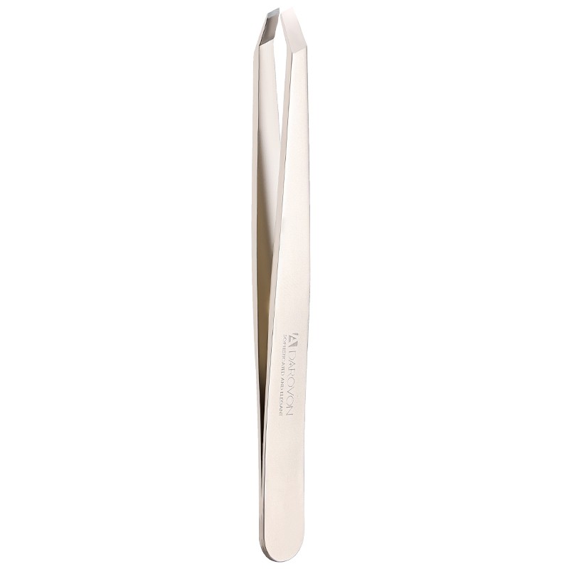 Professional Tweezer Factory - Great Precision Flat and Slant Pointed Stainless Steel for Eyebrow