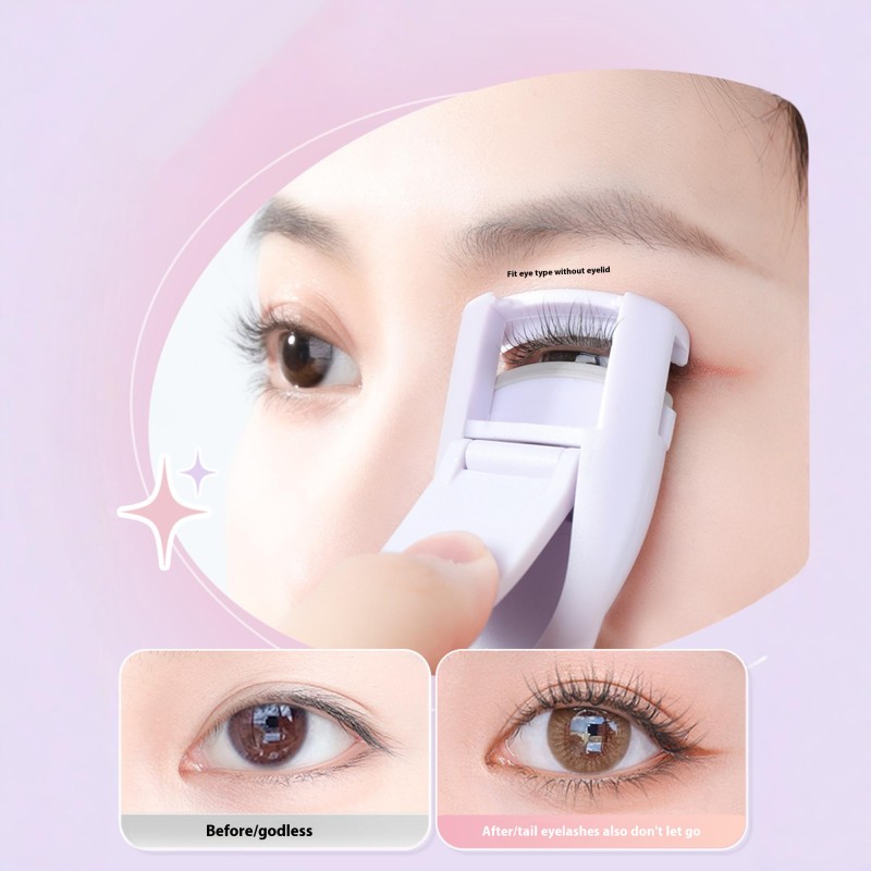 Double Sided Eyelash Curler Factory - High Quality 2 in 1 Mini Travel Portable Compact Beauty Tool