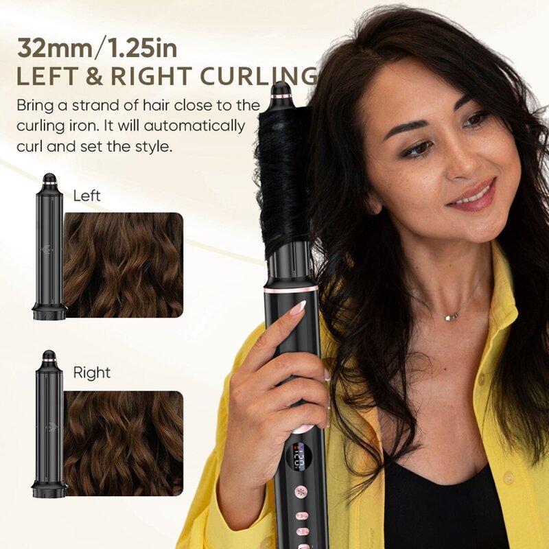 8 in 1 Hair Air Styler Manufacturer - BLDC Hot Air Brush Straightener Curler Volumizing Tool