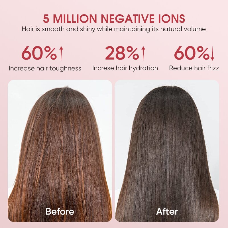 Hair Air Styler Flat Iron Manufacturer - 2025 110000RPM Wet to Dry Air Straightener Hair Dryer