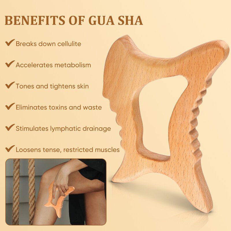 Wooden Gua Sha Tools Manufacturer - Body Sculpting Lymphatic Drainage High Quality Wood Therapy Tool