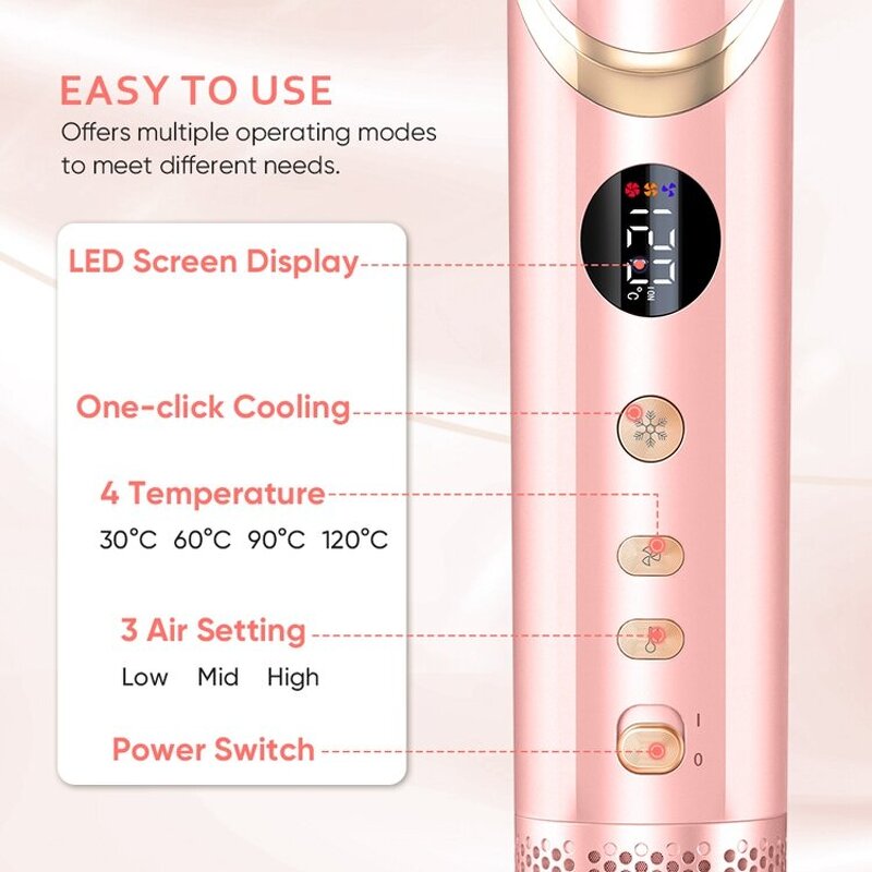 8 in 1 Hair Multi Styler Manufacturer - BLDC Curler Straightener One Step Hot Air Brush Dryer