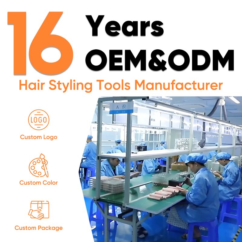 8 in 1 Hair Air Styler Manufacturer - Auto Rotating Curling Iron Brush Ionic Fast Drying Salon Tool