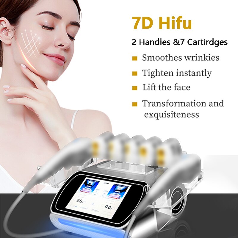 7D Hifu Beauty Machine Manufacturer - 11 Lines 13 Cartridges Face Lifting Wrinkle Reduction Skin Tool