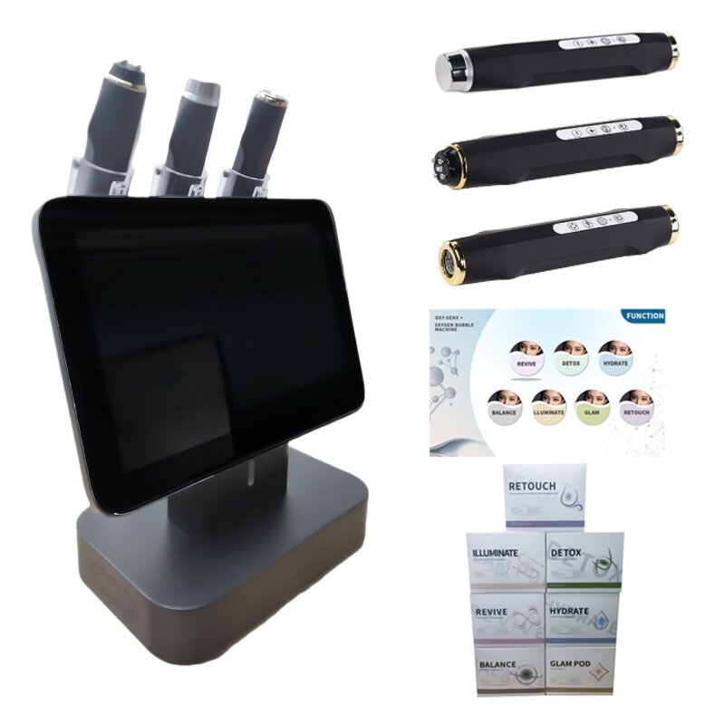 3in1 Beauty Instrument Manufacturer - CO2 Bubble Exfoliation Whitening Shock Wave Pain Treatment Tool