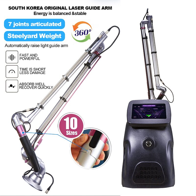Picosecond Laser Tattoo Removal Machine Manufacturer - 1064/755/532nm Q Switch Nd Yag Standing Tool