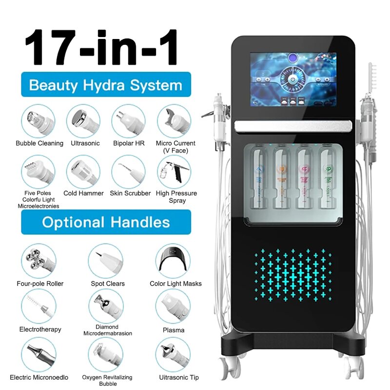 17 in 1 Dermabrasion Facial Machine Manufacturer - Hot Sale Salon Spa Equipment Direct From Manufacturer
