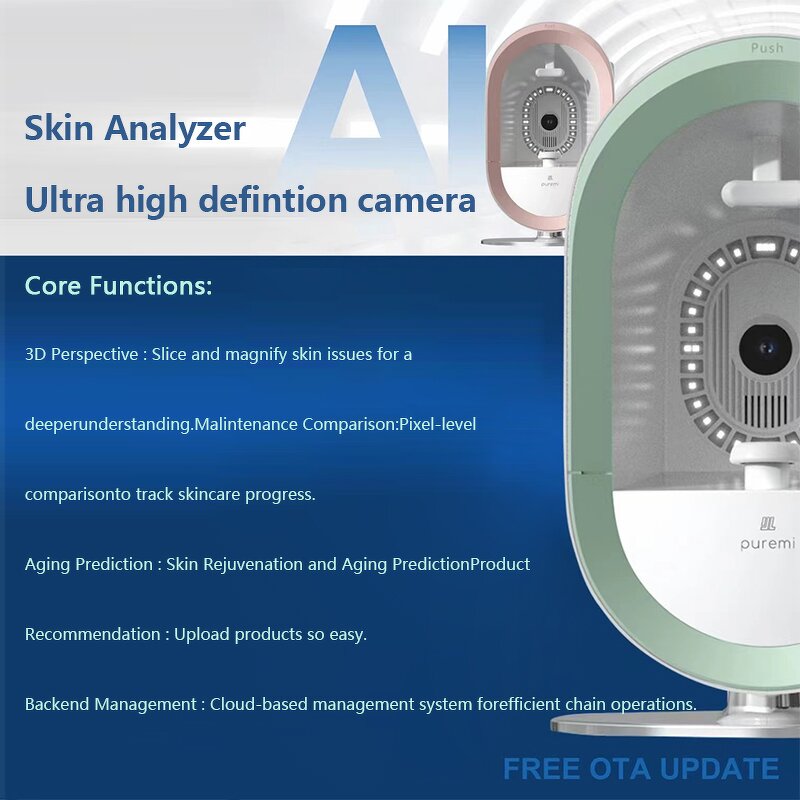 Professional Skin Analysis Instrument Manufacturer - Facial Scanner Multi-Functional Skin Management Tool