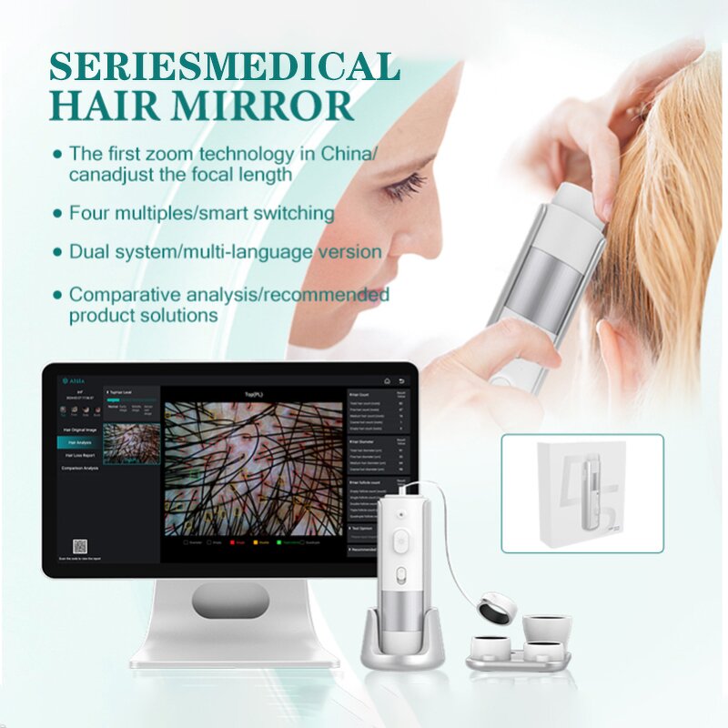 15.6 Inch AI Skin Hair Analyzer Manufacturer - Professional Scalp Care Skin Hair Analysis Salon Tool