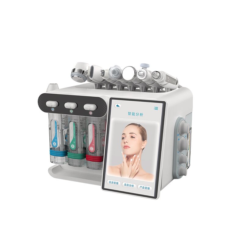 10in1 Skin Detector Facial Machine Manufacturer - Multi-function Water Oxygen Hydration Deep Cleansing Tool