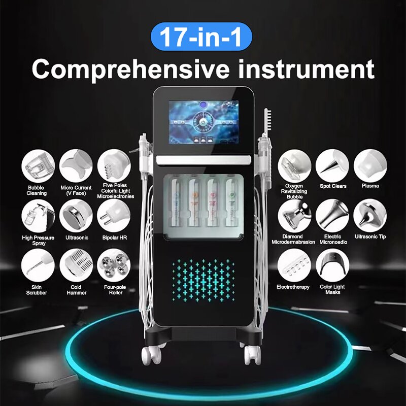 17 in 1 Multifunctional Facial Machine Manufacturer - Skin Rejuvenation US IT Plugs Wrinkle Anti-Aging Tool