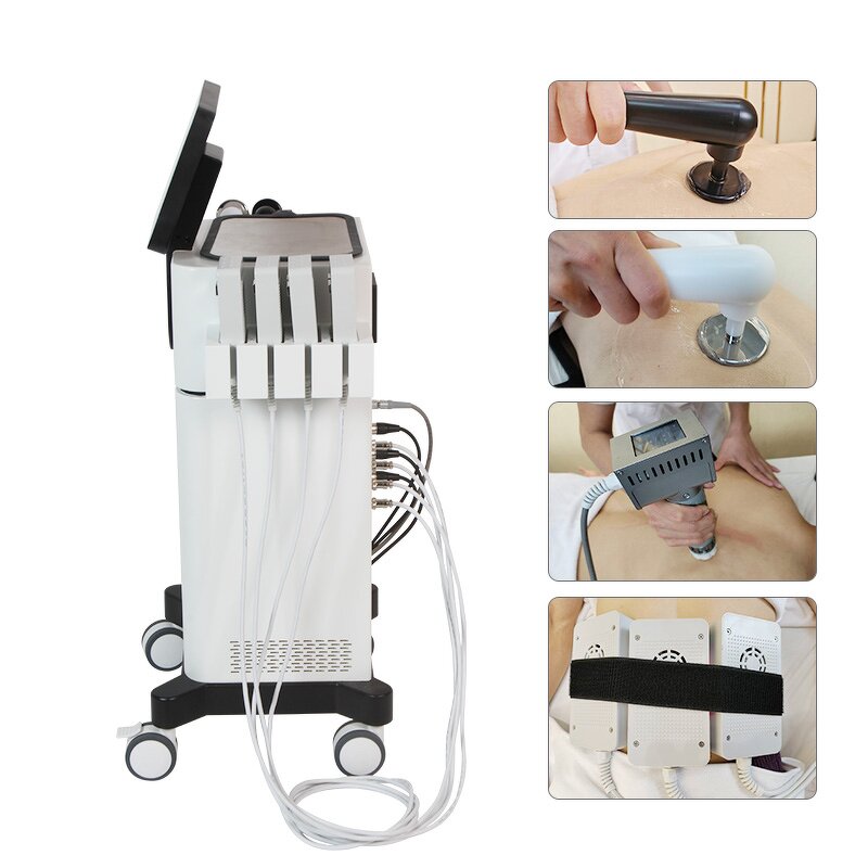 5in1 Physical Therapy Device Manufacturer - 50% Off Shock Wave 448k EMS Red Light Body Pain Removal Tool