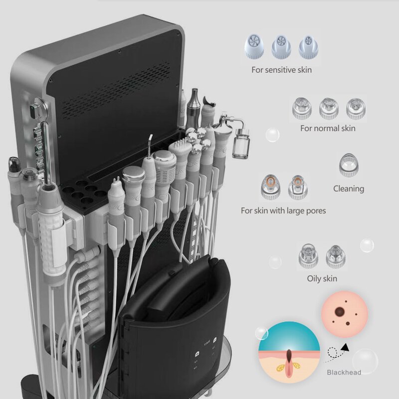 17 in 1 Micro Peel Facial Machine Manufacturer - Multifunctional Oxygen Jet Salon Spa Beauty Equipment