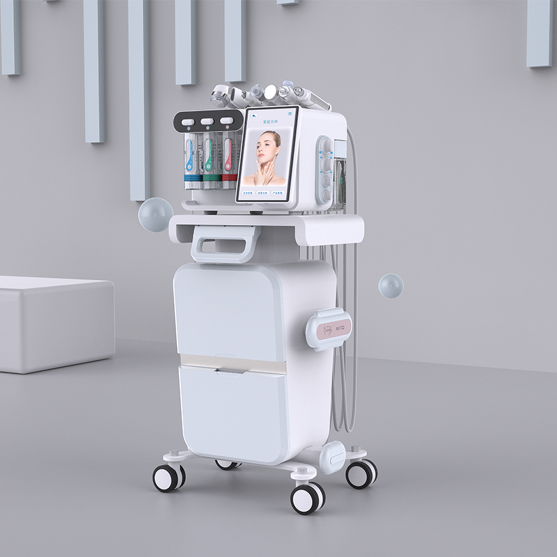 10in1 Skin Detector Facial Machine Manufacturer - Multi-function Water Oxygen Hydration Deep Cleansing Tool