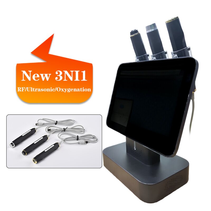 3in1 Beauty Instrument Manufacturer - CO2 Bubble Exfoliation Whitening Shock Wave Pain Treatment Tool