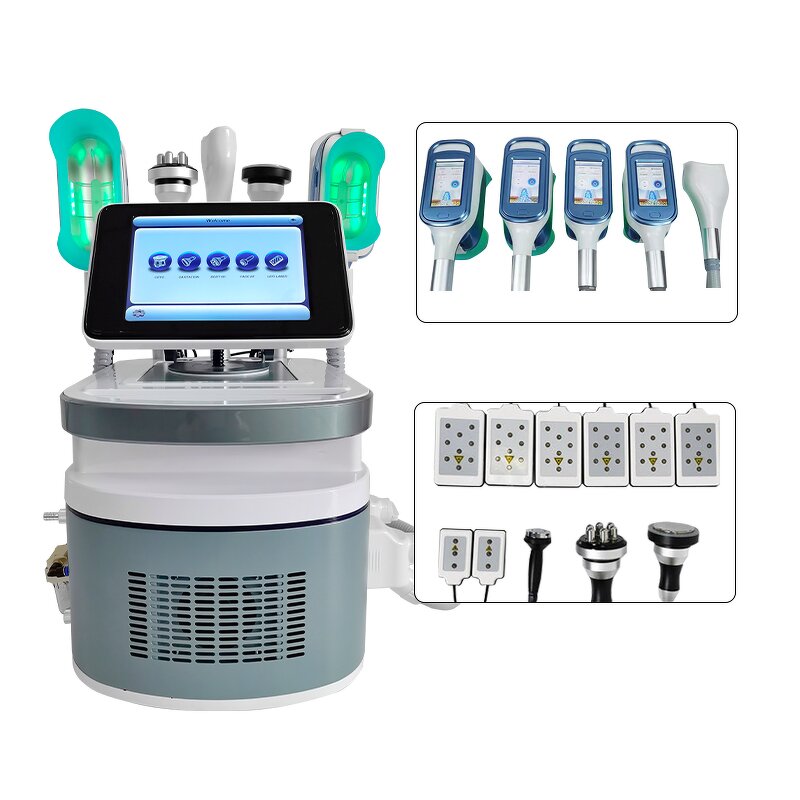 360° EMS RF Cryolipolysis Machine Manufacturer - 4 Handles Best Selling Salon Face Body Slimming Tool