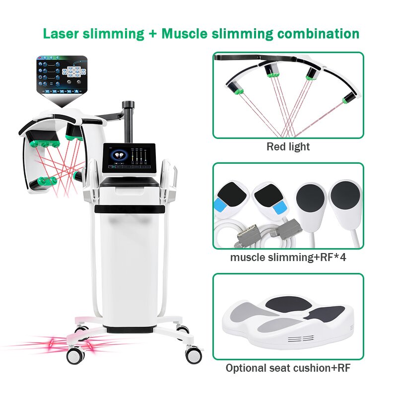 10D Laser Machine Manufacturer - 3000W Fat Burning Body Shaping Green Light EMS Muscle Tightening Tool
