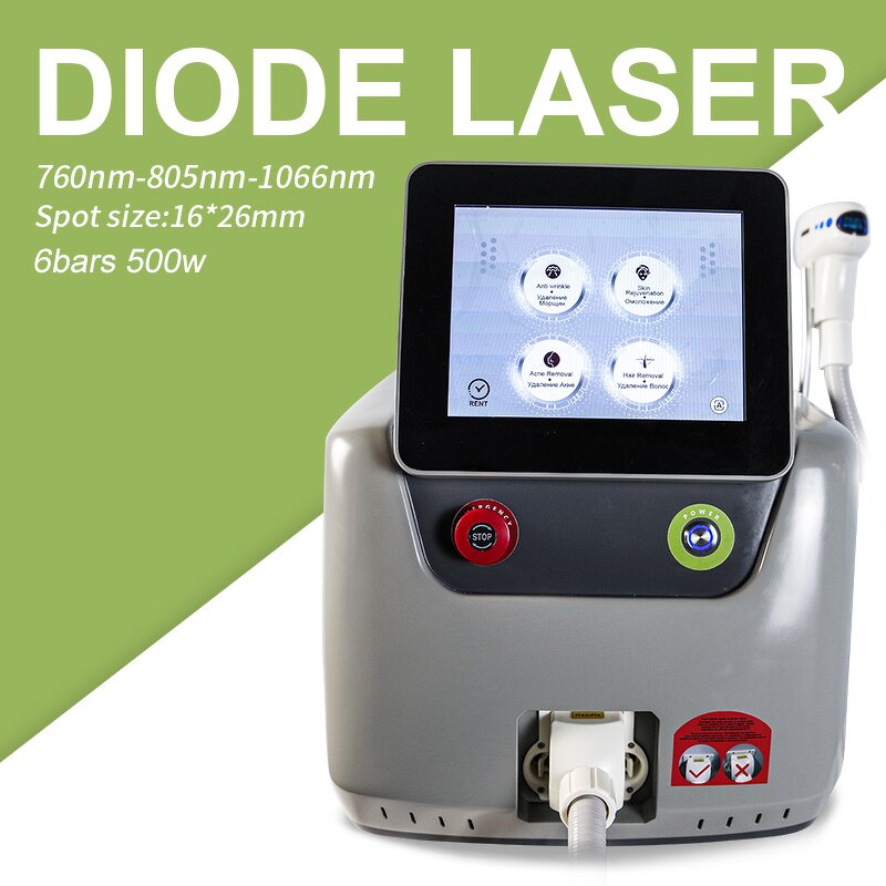 3 Waves Diode Laser Machine Manufacturer - 2025 Portable 755/1064/808nm Ice Point Painless Hair Removal Tool