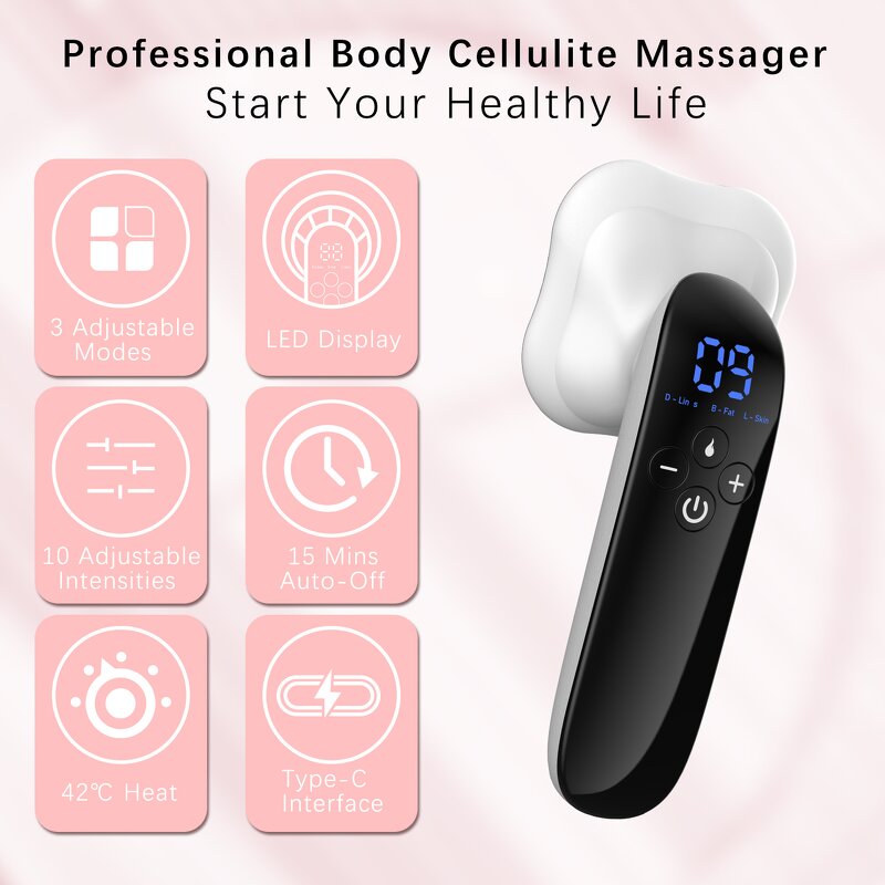 Body Sculpting Massager Manufacturer - Ultrasonic Handheld Anti-cellulite Fat Burn