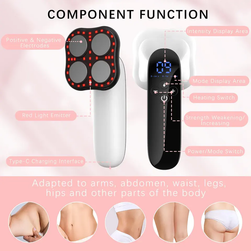 Cupping Massager Manufacturer - Portable Infrared Heat Electric Fat Burning EMS