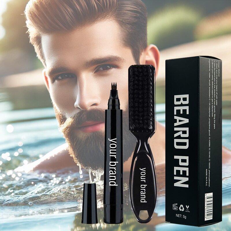 Beard Pen Manufacturer - Top Quality Second Generation Black Color Barber Kit