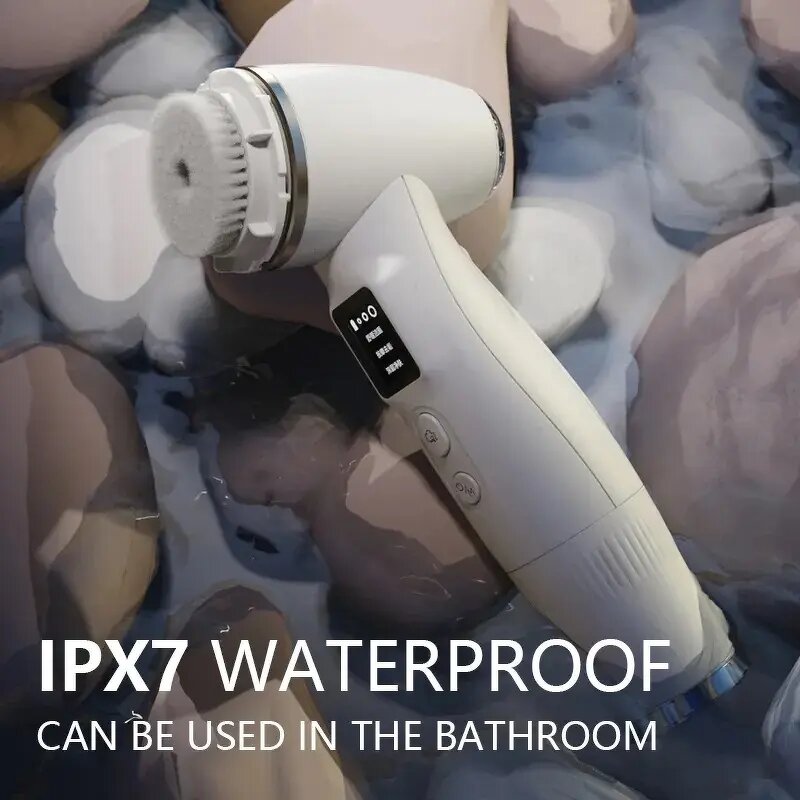 Cleaning Brush Manufacturer - Electric Scrubber with Soap Dispenser Multifunctional