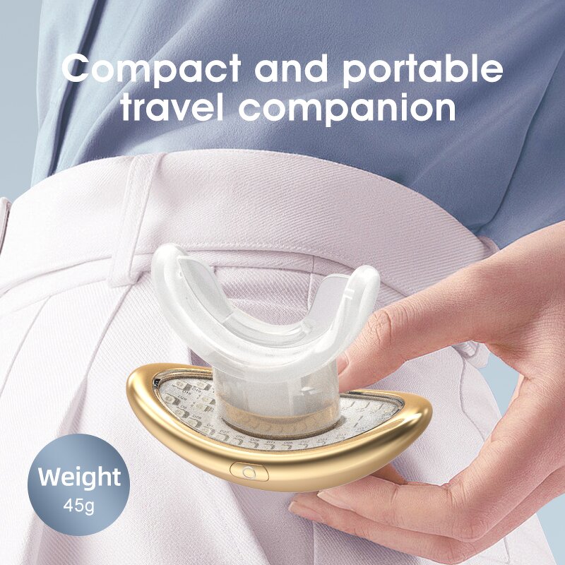 Electric Lip Plumper Manufacturer - 2024 Mini Blue Red Infrared Light Therapy Teeth Whitening Lip Enhancer