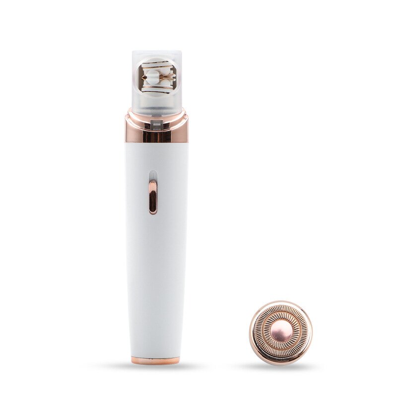 2 in 1 USB Epilator Manufacturer - Rechargeable Painless Nose Beard Eyebrow Female Hair Shaver Tool