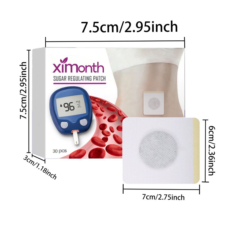 Sugar Regulating Patch Manufacturer - 30pcs Blood Glucose Level Reducing Overall Health Enhancing Patch