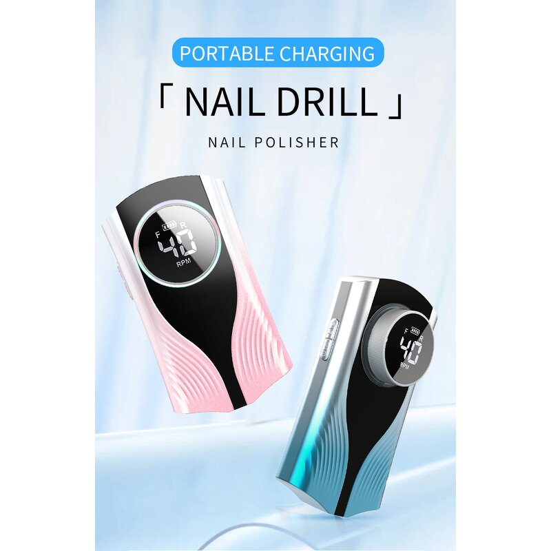 Professional Nail Drill Machine Manufacturer - 2025 30000rpm Rechargeable Portable Electric Nail Polisher